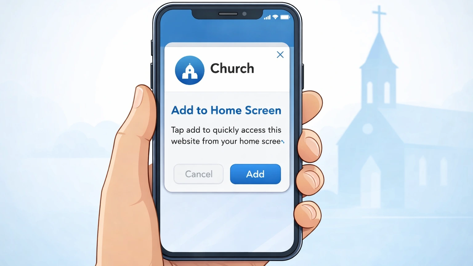 App Shows on your home screen.